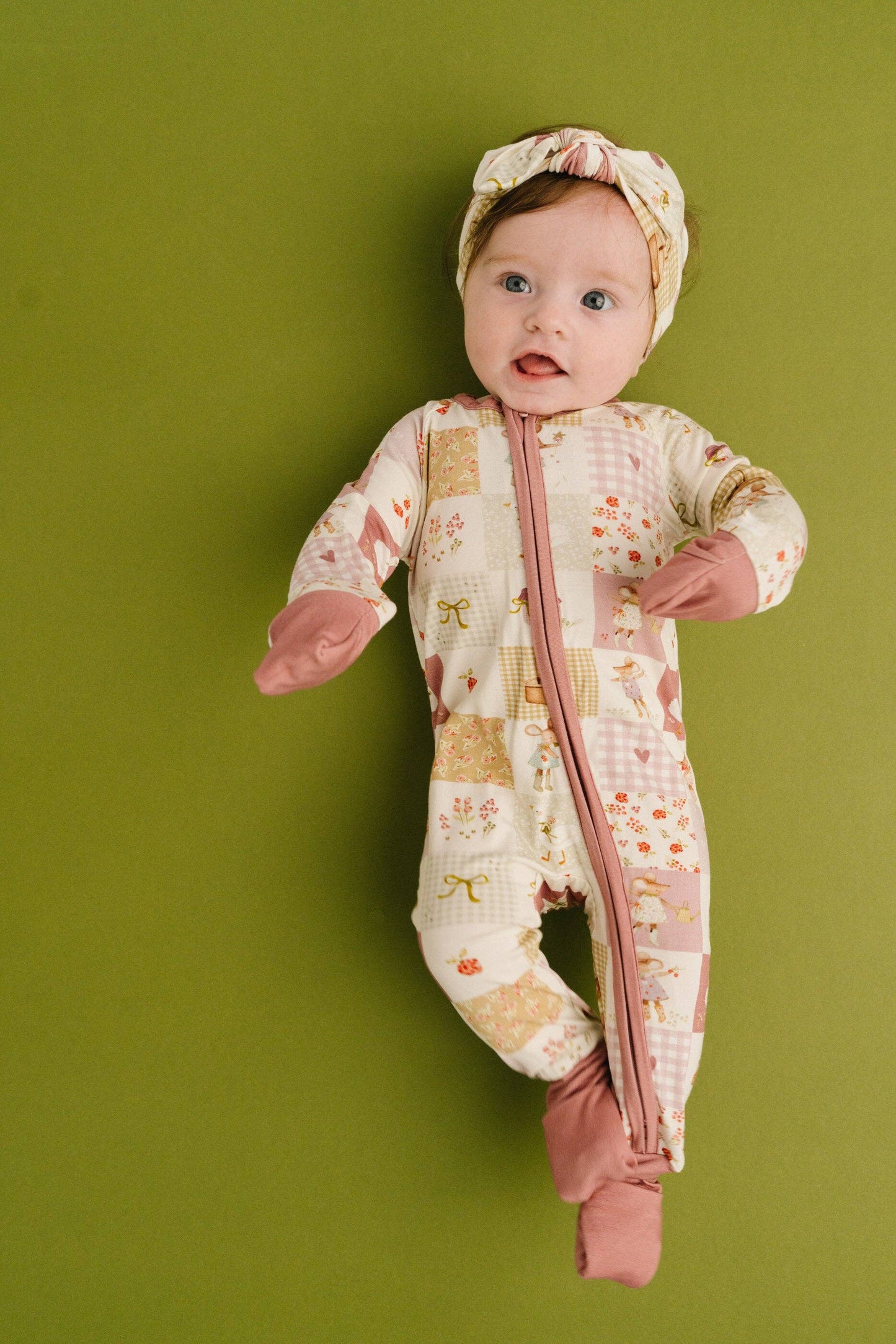 Little One Shop - Storybook Picnic Bamboo PJ  Sleeper