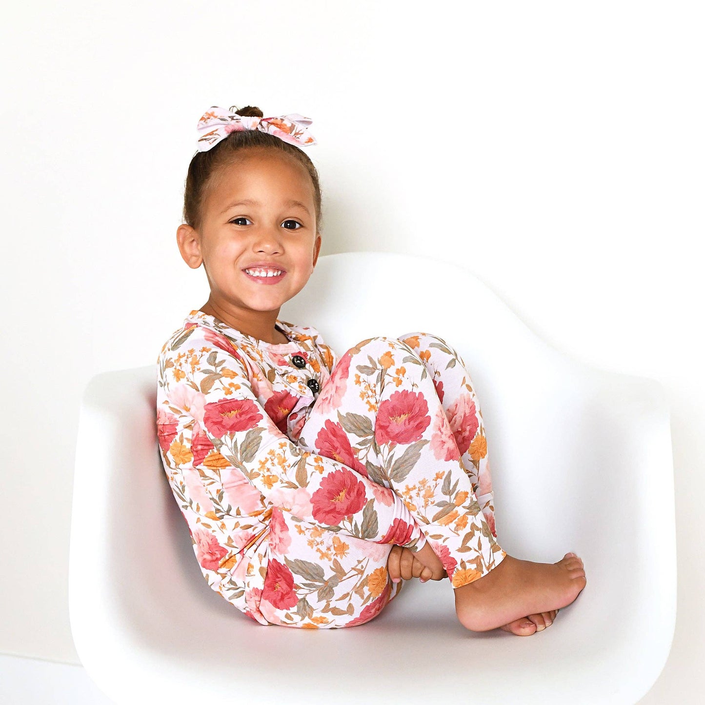 Gigi and Max - Felicity - Ruffle Two-piece Bamboo PJ Set