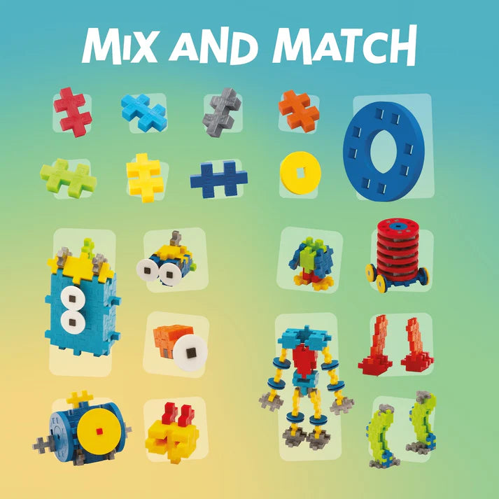 Plus Plus - Learn to Build - Robots 275pc
