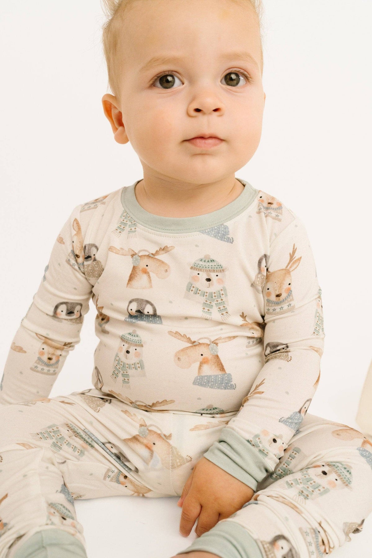Little One Shop - Frosty Friends Bamboo PJ Set