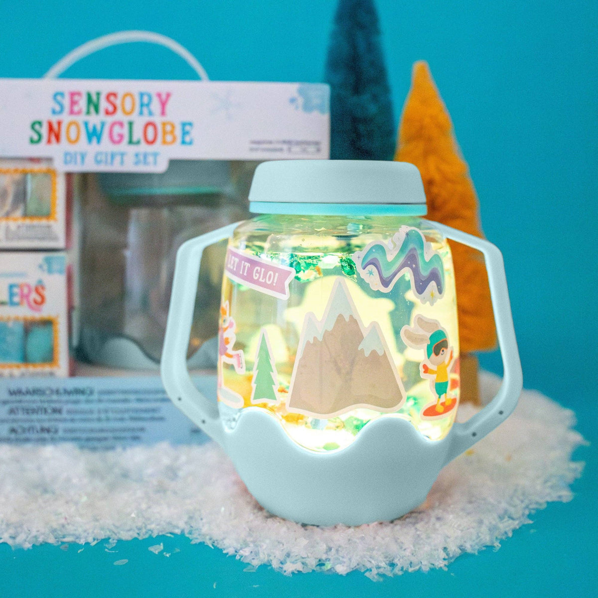 Glo Pals - Jar Gift Set - Sensory Snowglobe