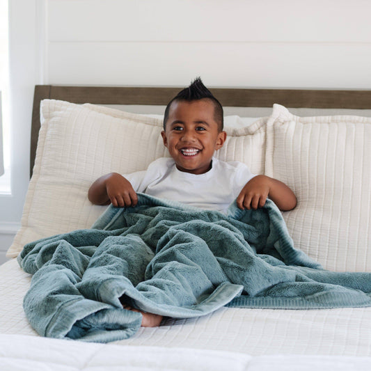 Saranoni - LUSH TODDLER BLANKETS: Eucalyptus