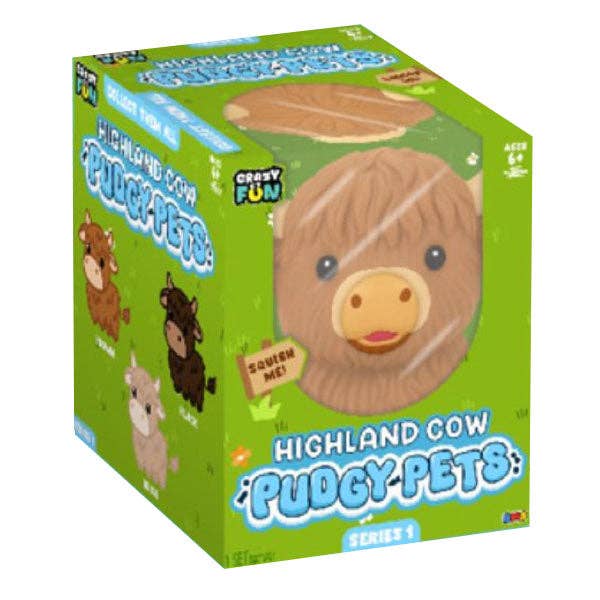 RMS® Crazy Fun™ = Highland Cow Pudgy Pets Squishy (Limit 1)