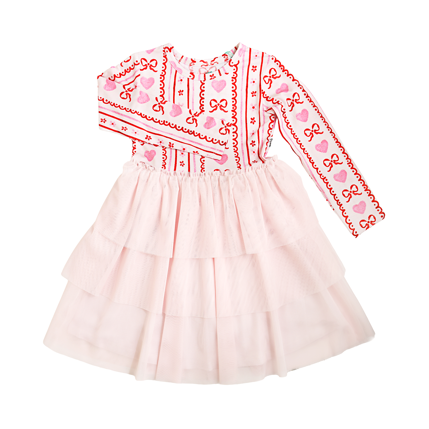 Gigi and Max - Hallie Tulle Tutu Dress Valentines Day Bamboo