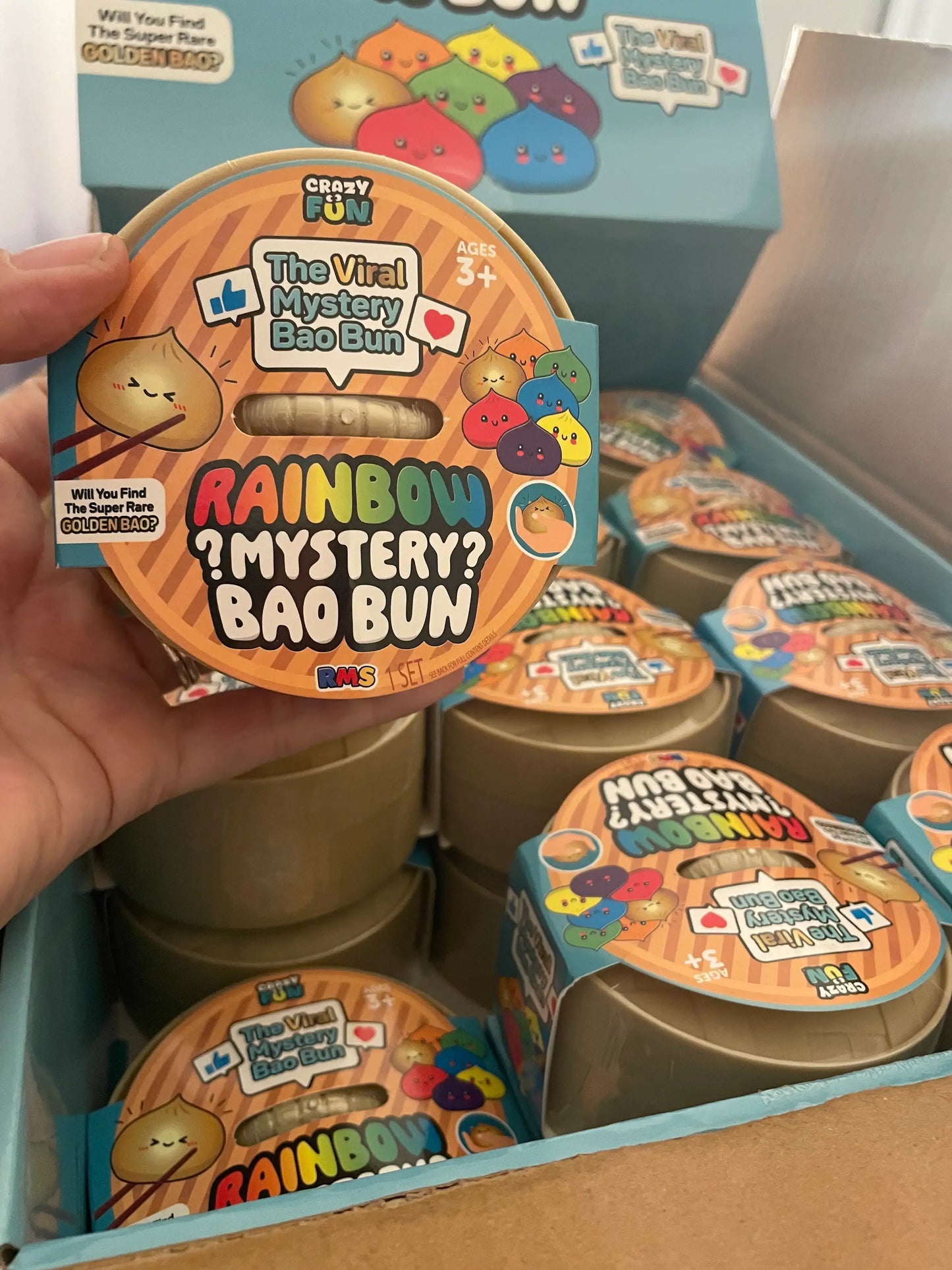 Crazy Fun - RMS® Crazy Fun™ Mystery Bao Bun – Rare Rainbow Chase (limit 1)