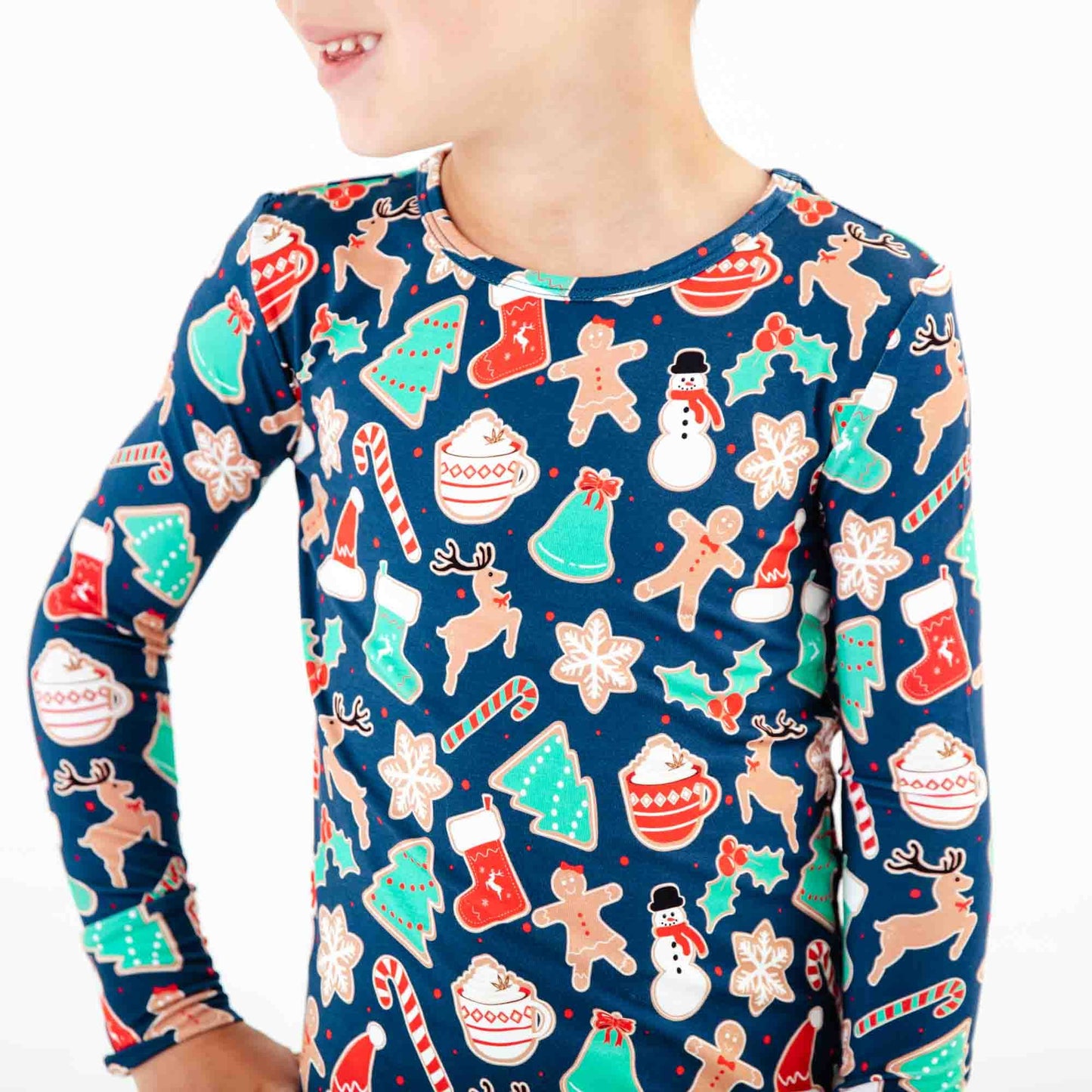 Dreamiere - Baking Memories Two Piece Pajamas Set - Navy