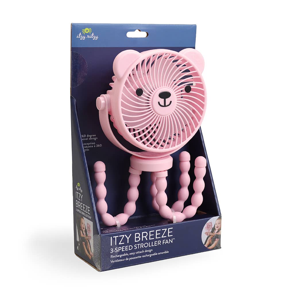 Itzy Ritzy - Itzy Breeze 3-Speed Stroller Fan™: Pink