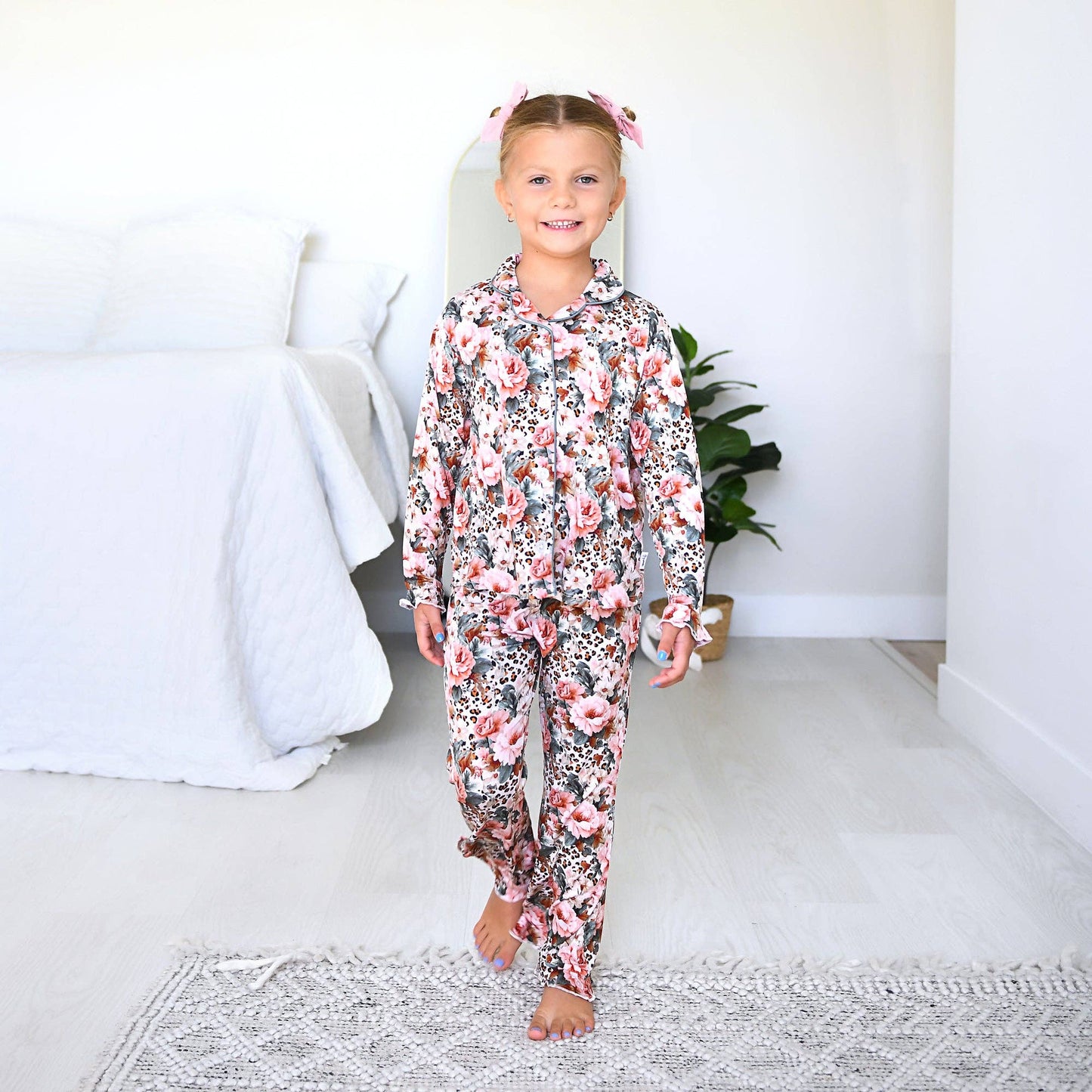 Gigi and Max - Laura - Ruffle Bamboo PJ Lounge Set