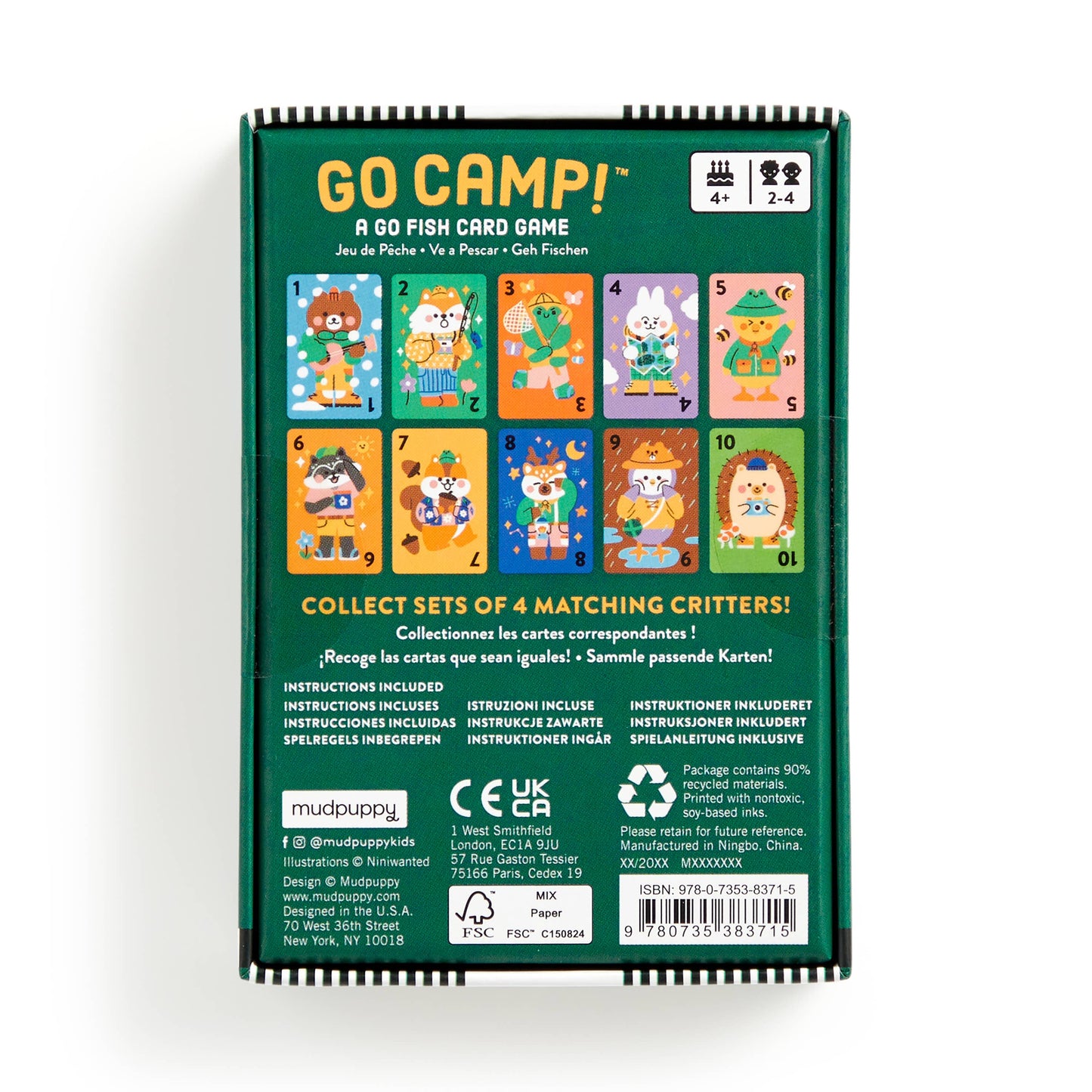 Chronicle Books - Go Camp! A Go Fish Card Game