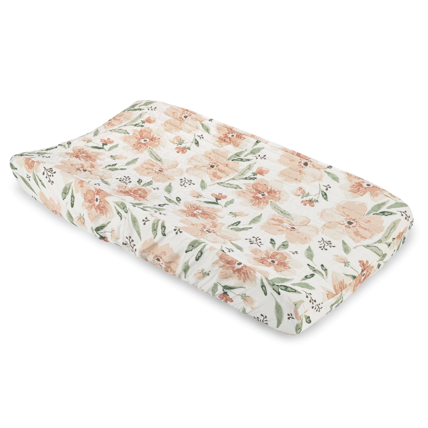 Crane Baby - Parker Quilted Floral Change Pad Cover