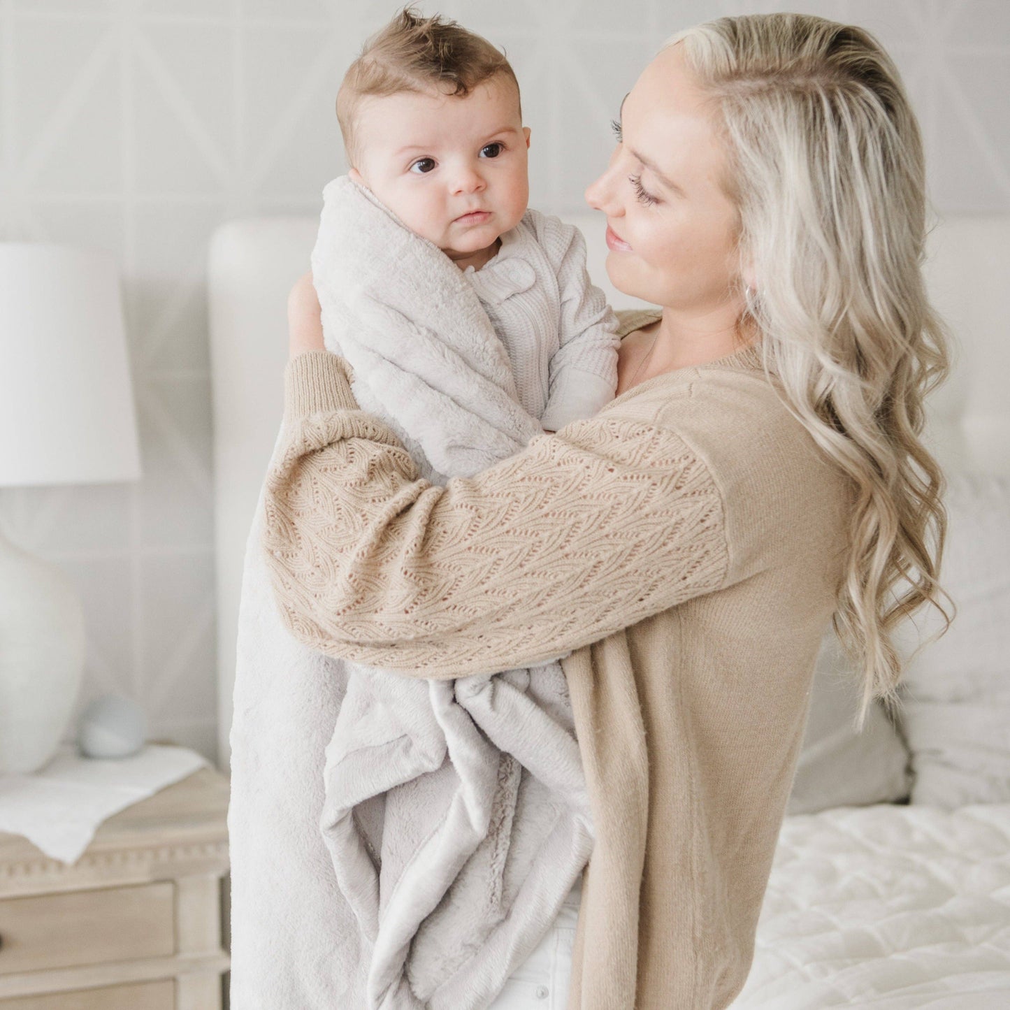 Saranoni - LUSH RECEIVING BLANKETS: Feather