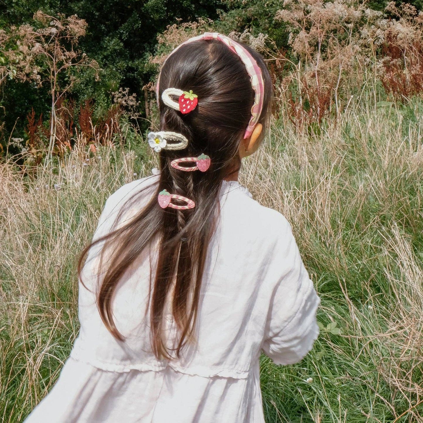 Rockahula Kids US - Crochet Daisy and Strawberry Clips