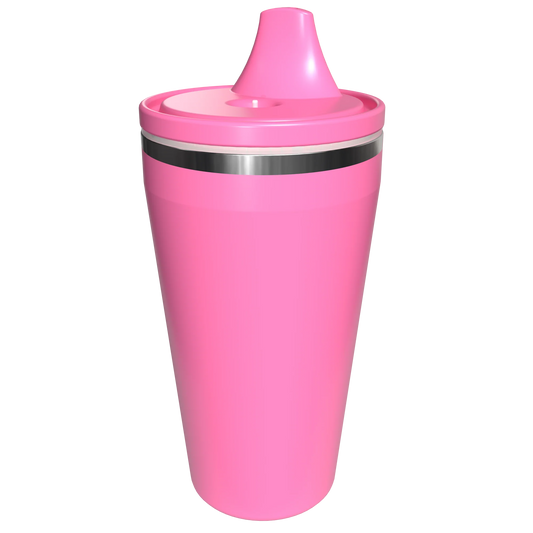 Re-Play - 10oz Vacuum-Insulated Stainless Steel Sippy Cup - Bright Pink