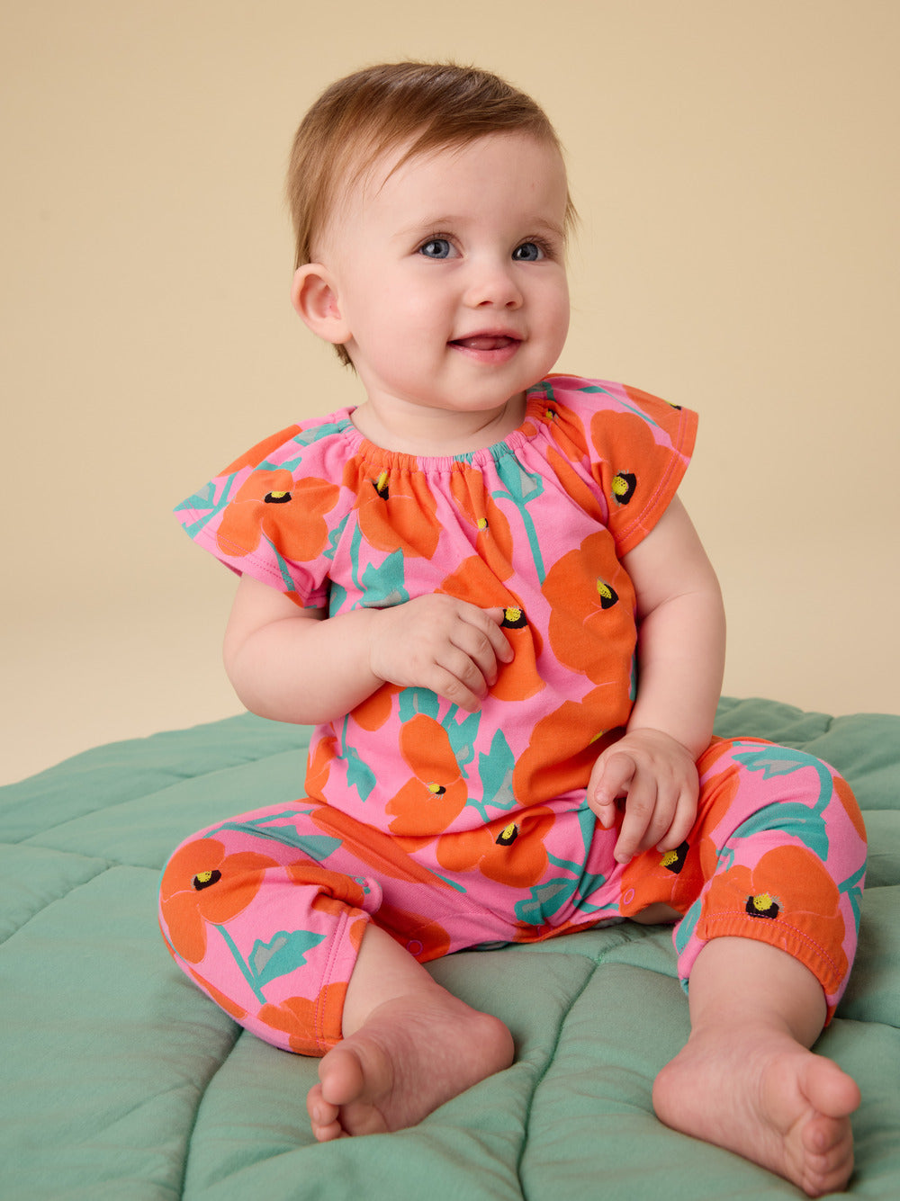 Tea Collection - Tulip Sleeve Baby Romper