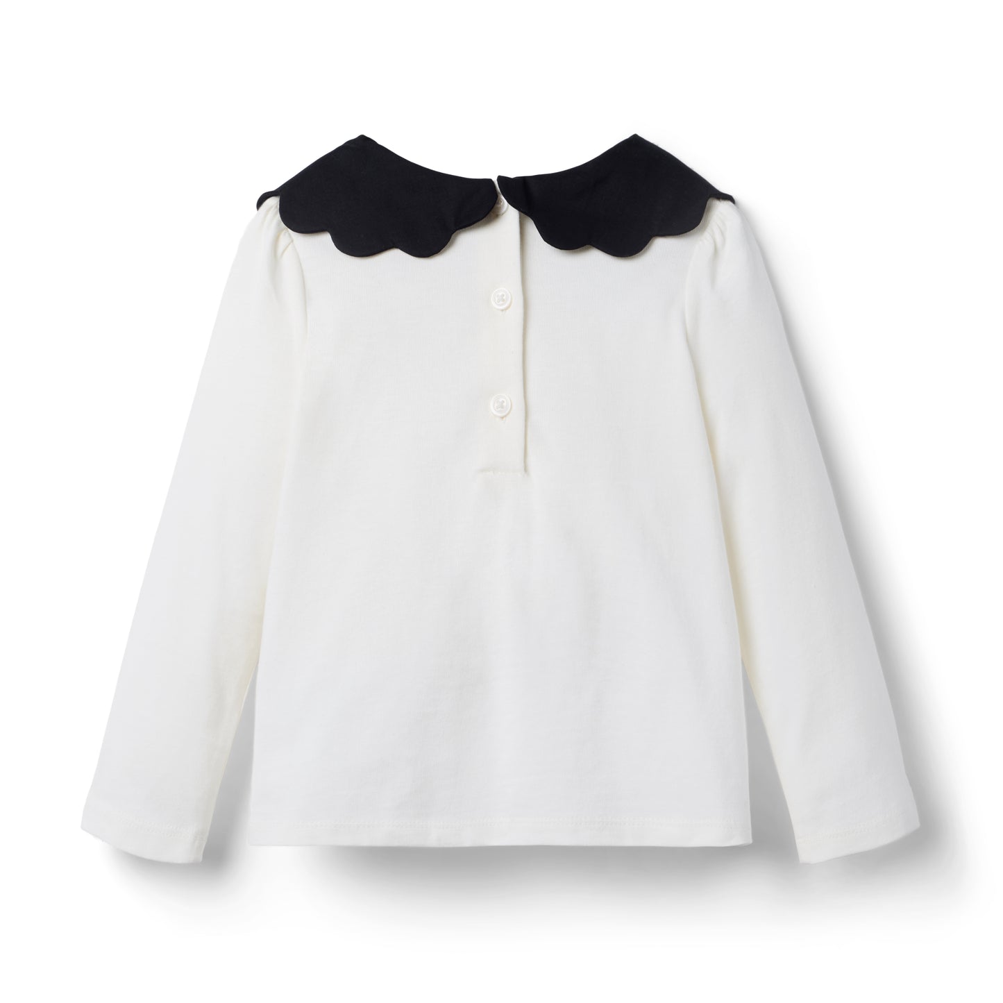 Janie and Jack - Lace Collar L/S Top