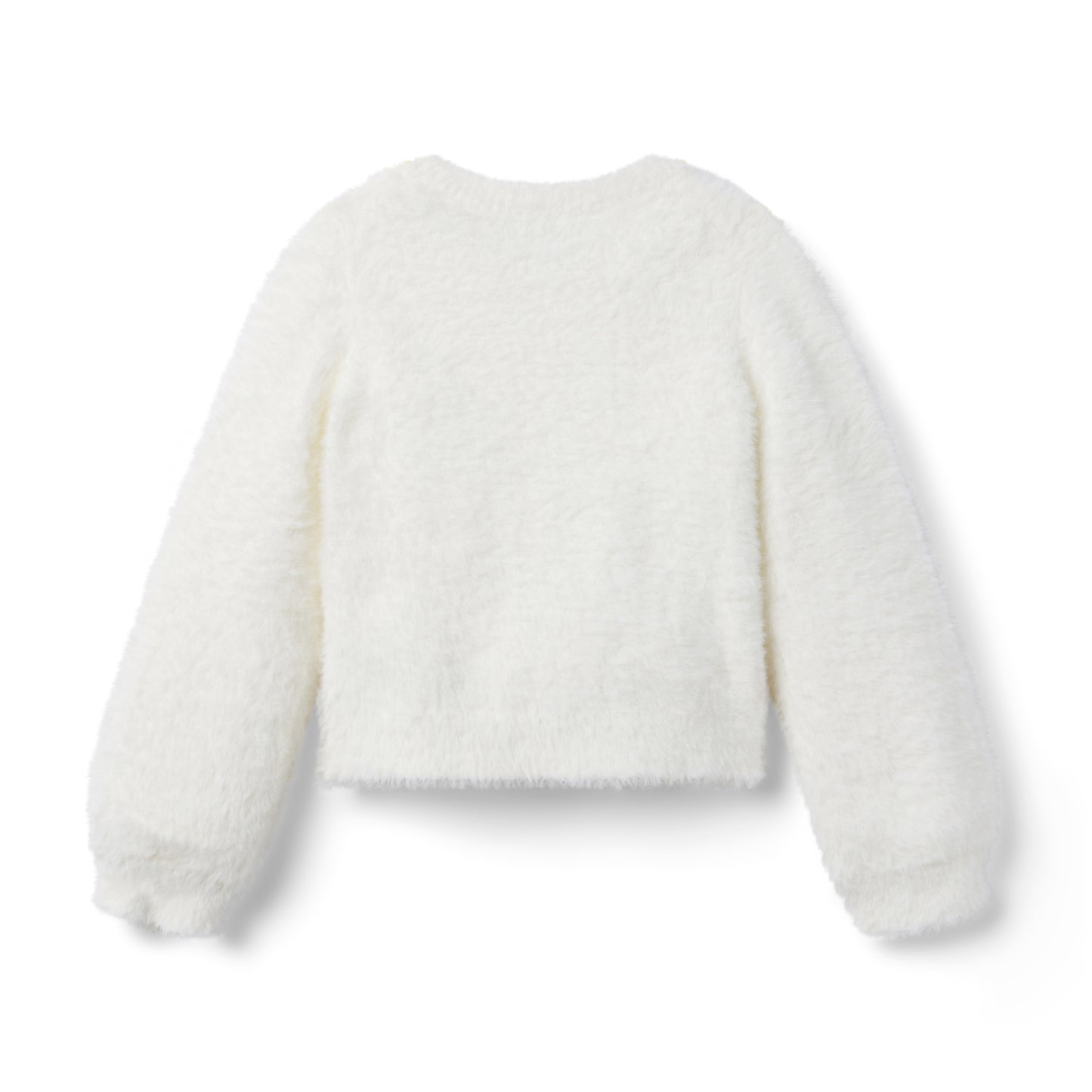 Janie and Jack - Cream And Sugar Cozy Bow Sweater