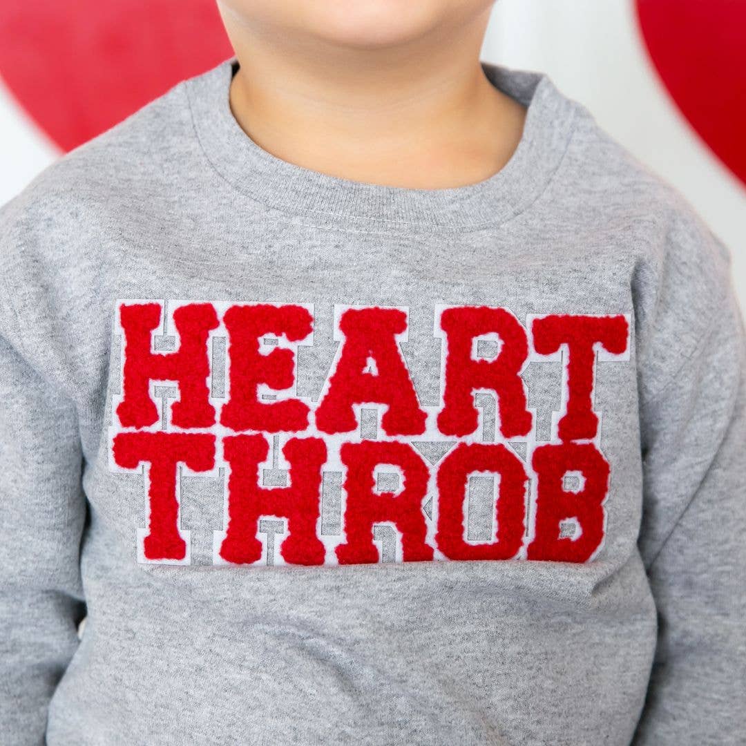 Sweet Wink - Heart Throb Patch Sweatshirt