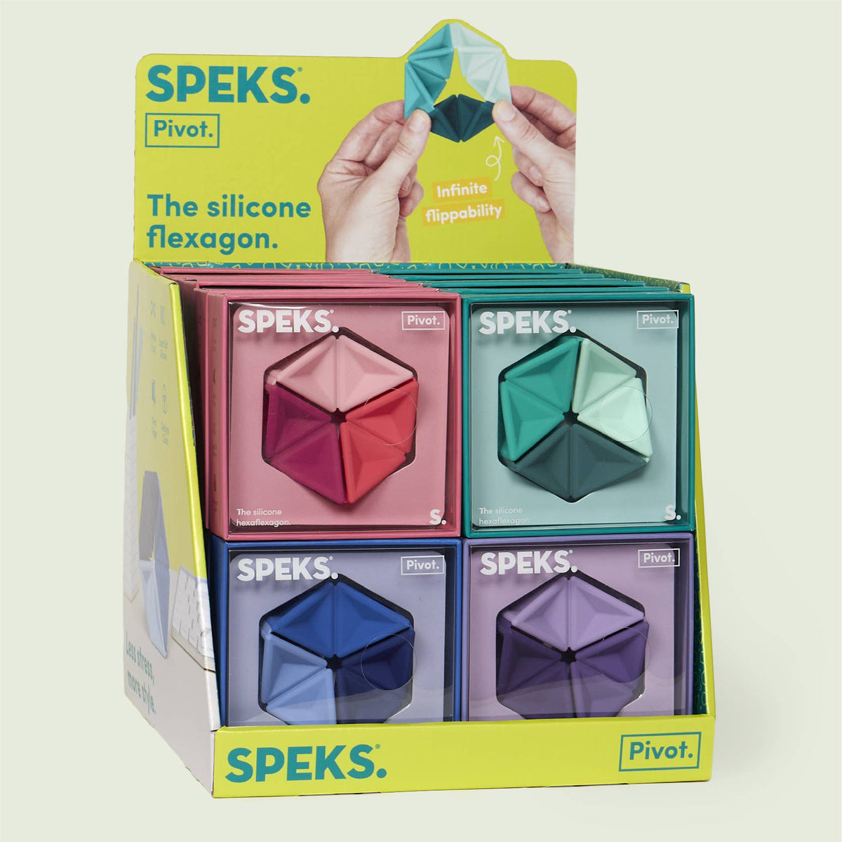 Speks - Pivot Silicone Flexagon