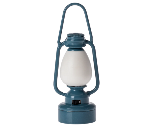 Maileg - Vintage Lantern, Mouse - Blue