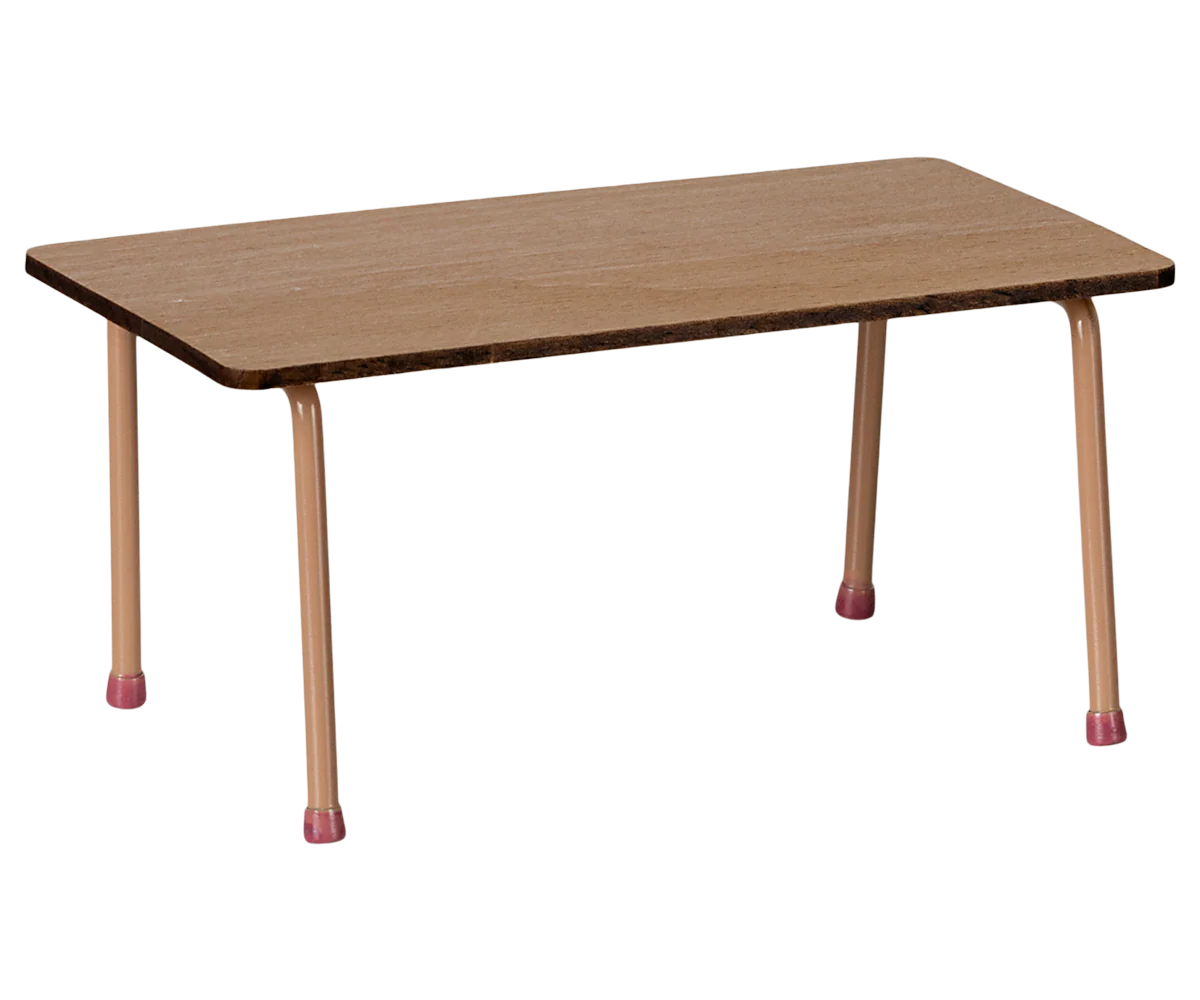 Maileg - Table and Chair Set, Mouse - Dark Powder