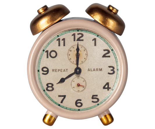 Maileg - 	Alarm clock, Mouse - Powder