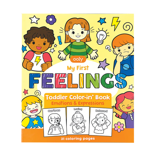 Ooly - My Frist Feelings Coloring Book