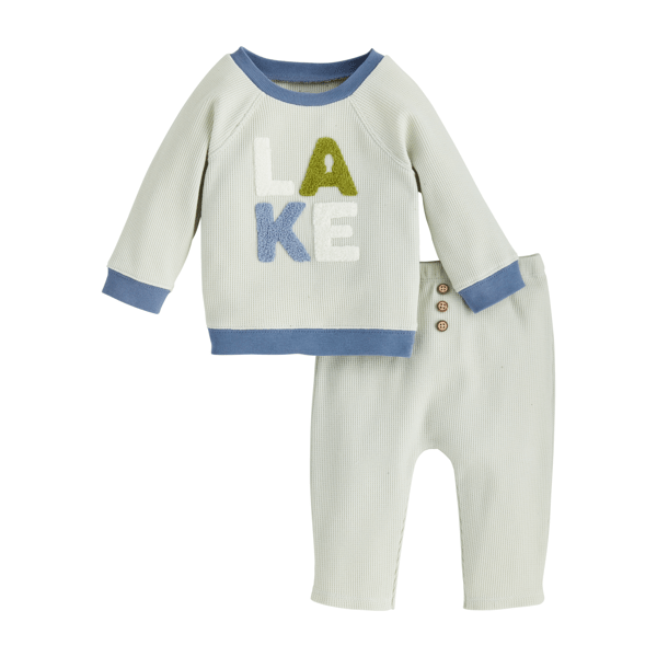 Mudpie - Lake Applique Pant Set