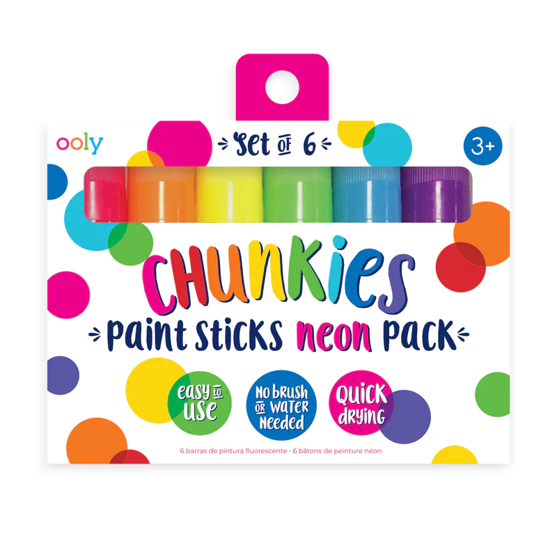 Ooly - Chunkies Paint Sticks Neon Pack