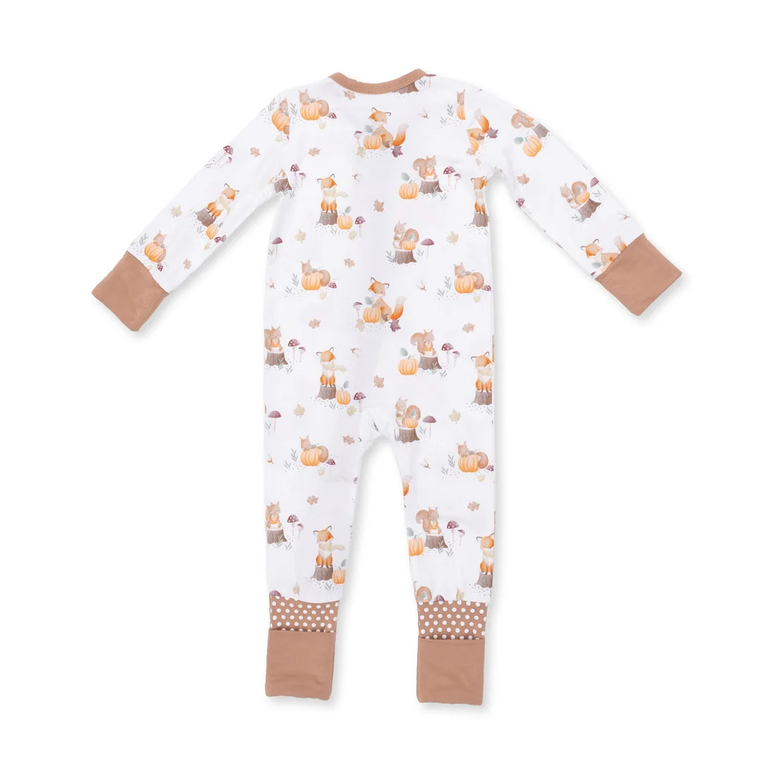 Angel Dear - Woodland Animals with Pumpkins Convertible Romper