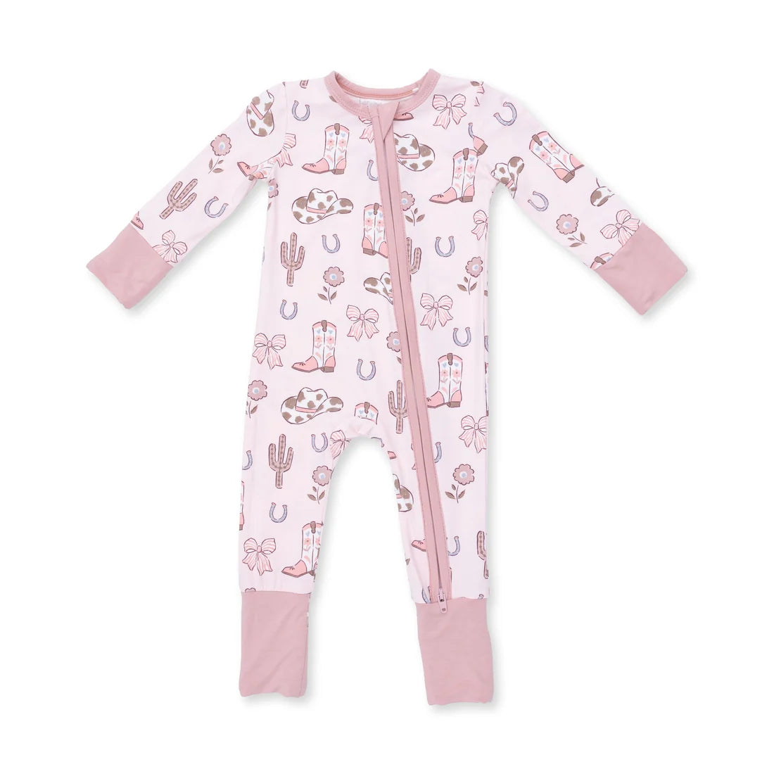 Angel Dear - Cowgirl Boots and Bows Convertible Romper