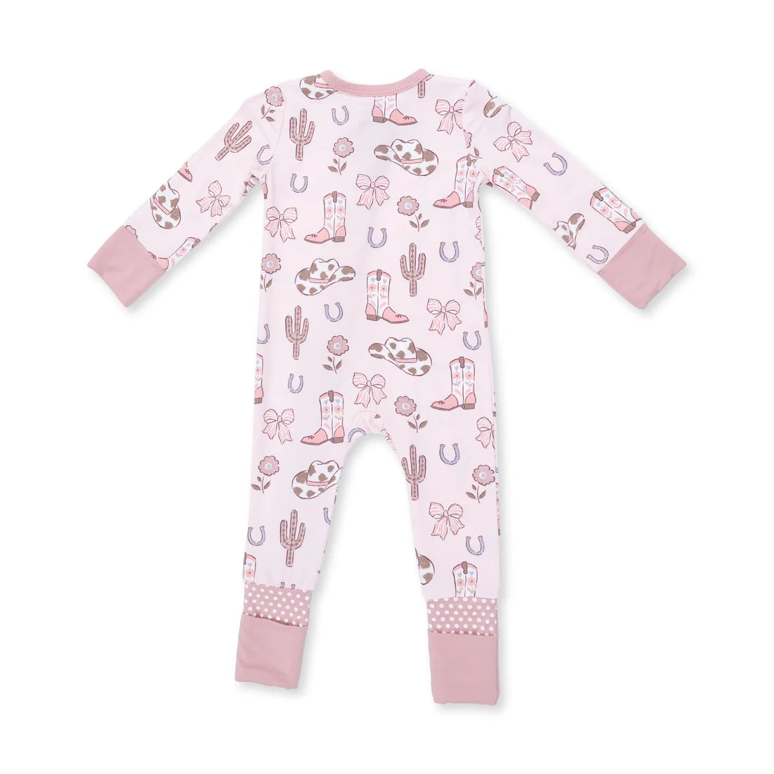 Angel Dear - Cowgirl Boots and Bows Convertible Romper