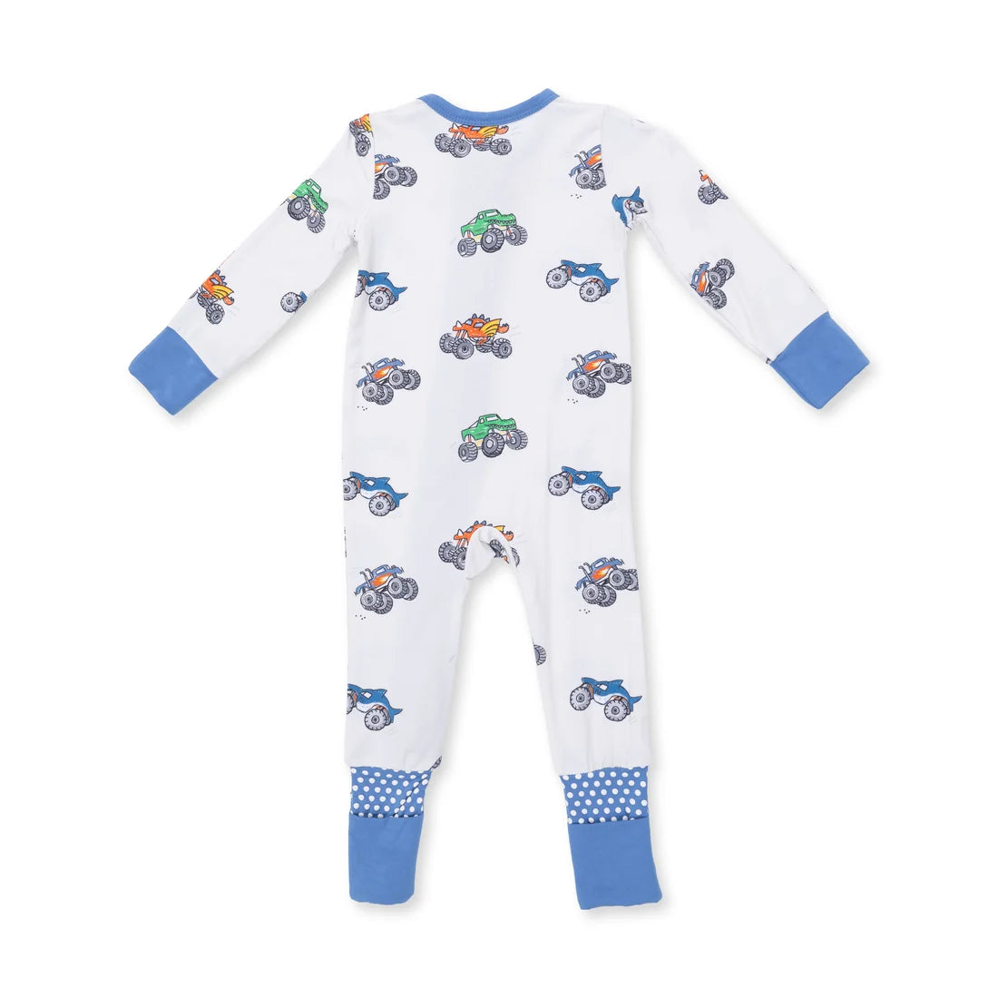 Angel Dear - Monster Trucks Convertible Romper