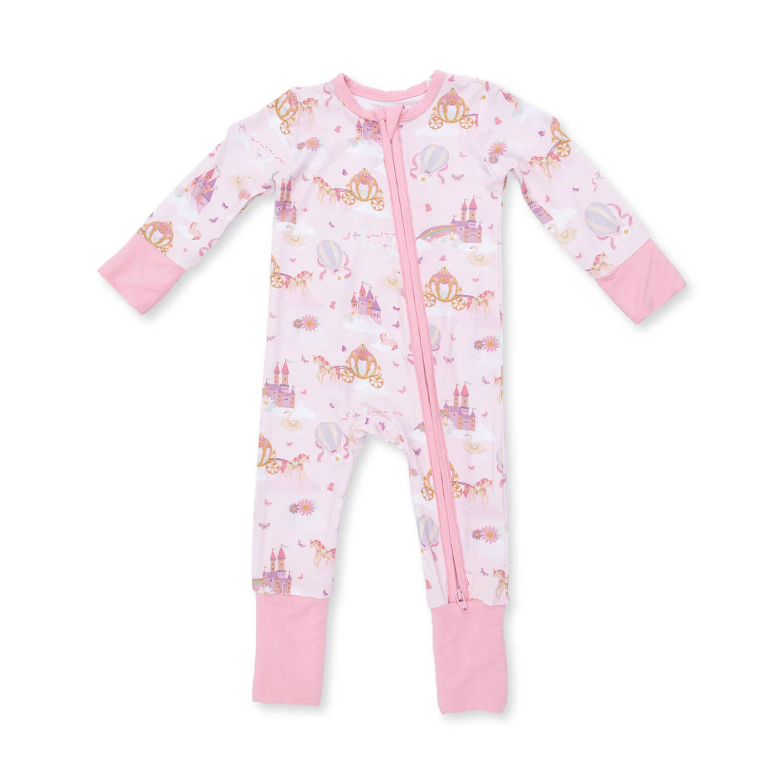 Angel Dear - Princess Unicorns and Castle Convertible Romper
