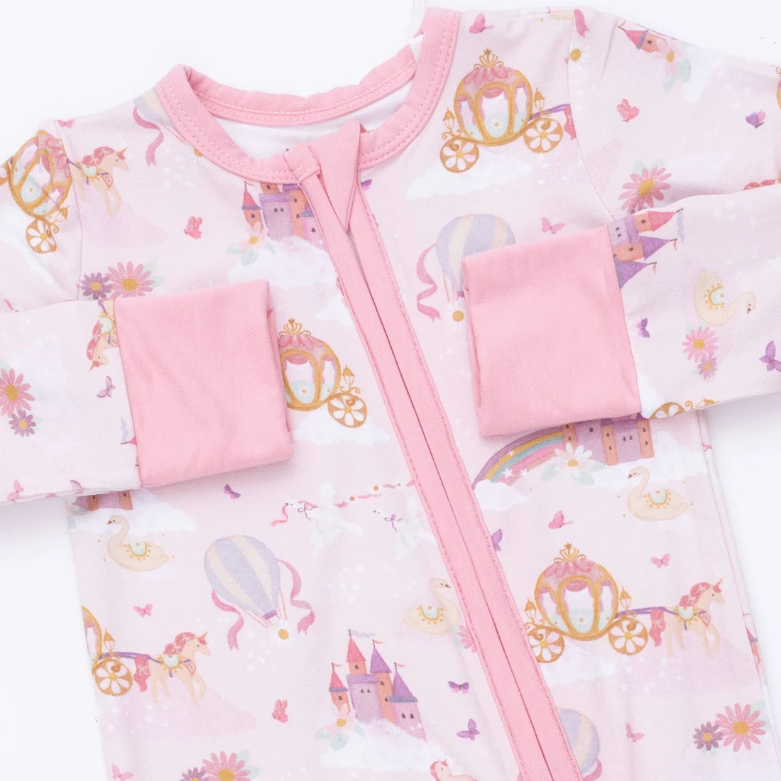 Angel Dear - Princess Unicorns and Castle Convertible Romper