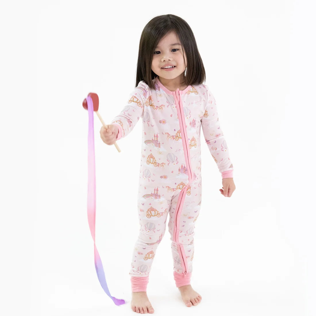 Angel Dear - Princess Unicorns and Castle Convertible Romper