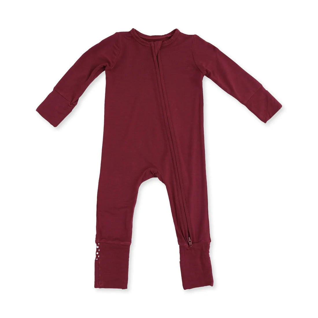 Angel Dear - Solid Oxblood Red Convertible Romper