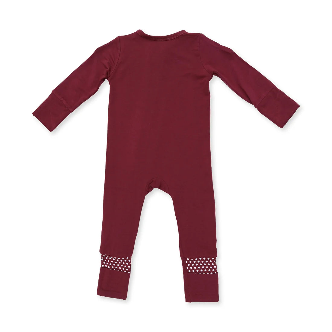 Angel Dear - Solid Oxblood Red Convertible Romper