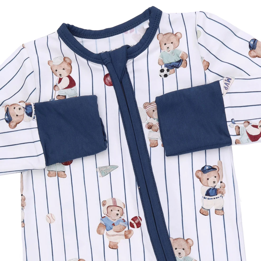 Angel Dear - Mixed Sports Bears Convertible Romper