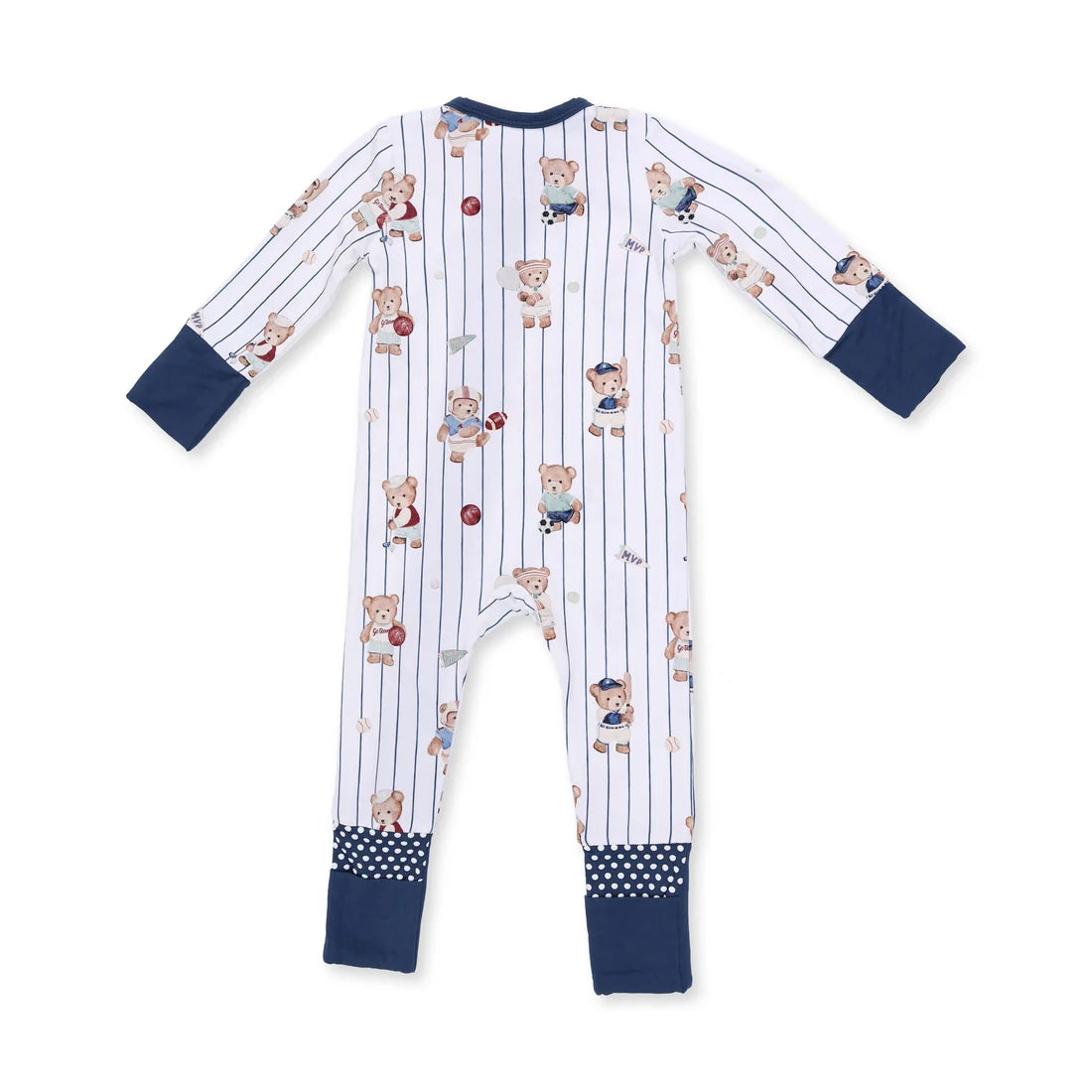 Angel Dear - Mixed Sports Bears Convertible Romper