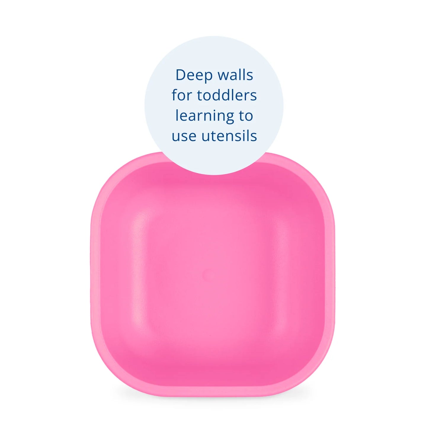 Re-Play - 12oz Square Bowl - Bright Pink