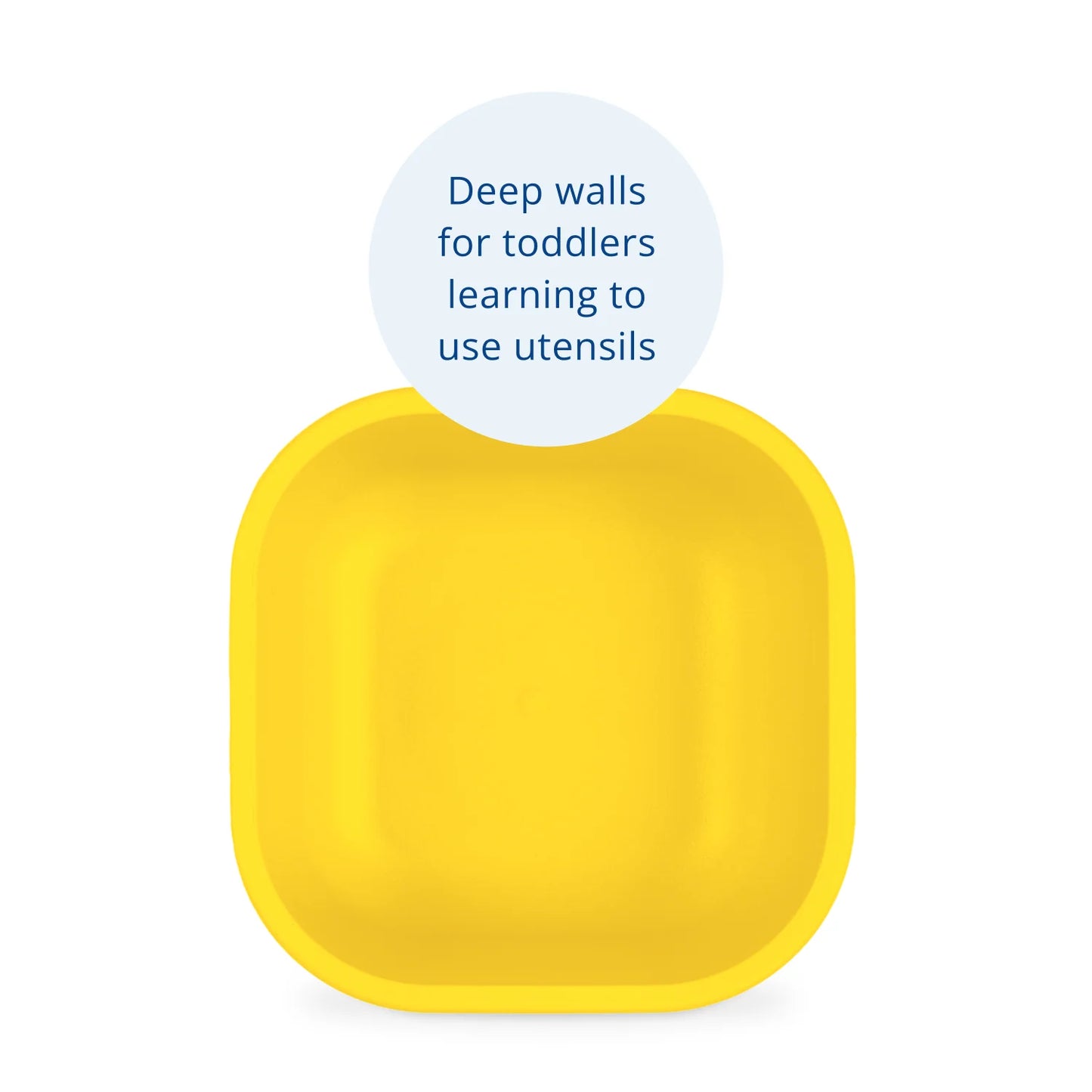 Re-Play - 12oz Square Bowl - Yellow
