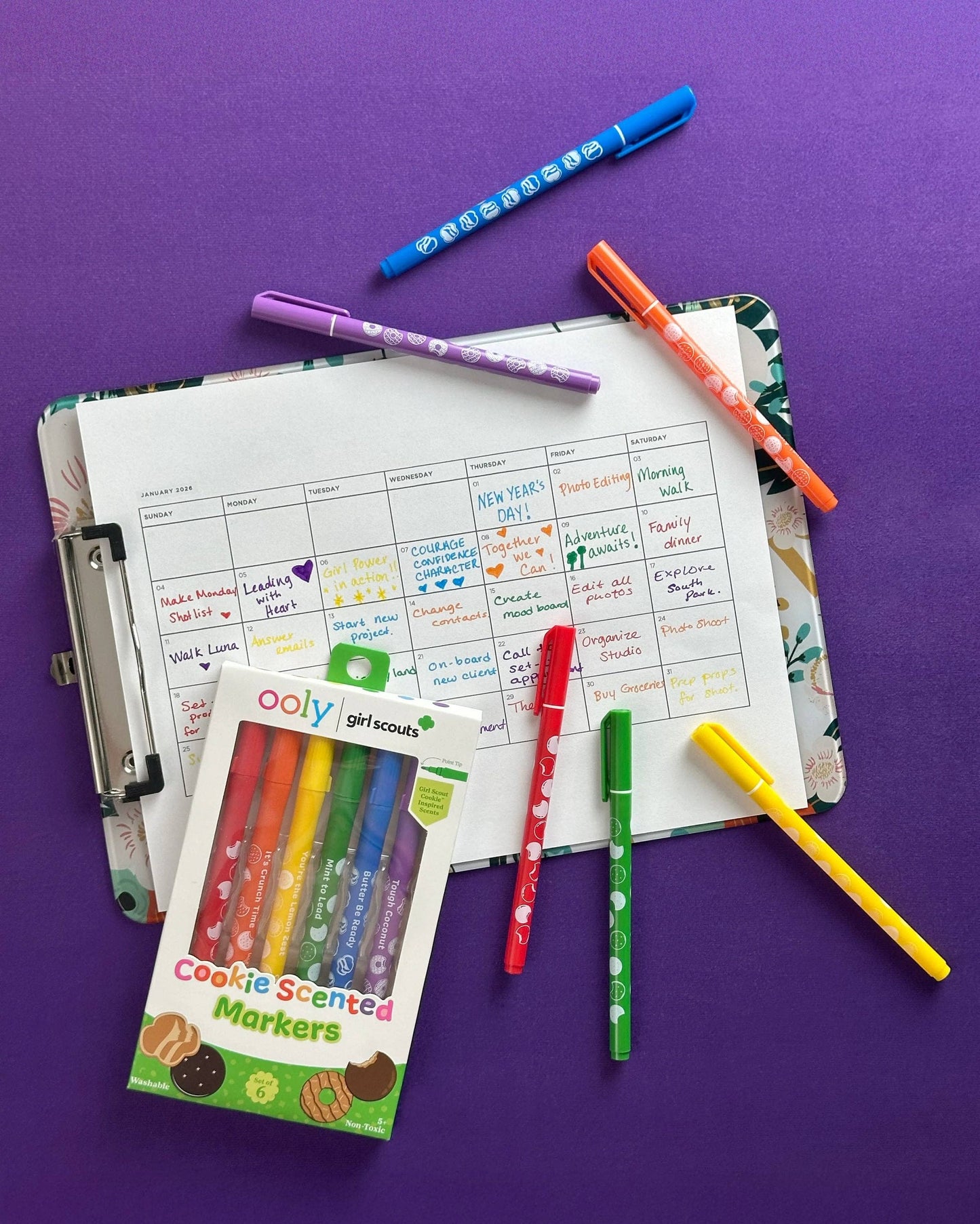 OOLY - OOLY x Girl Scouts: Cookie Scented Gel Pens (Set of 6)