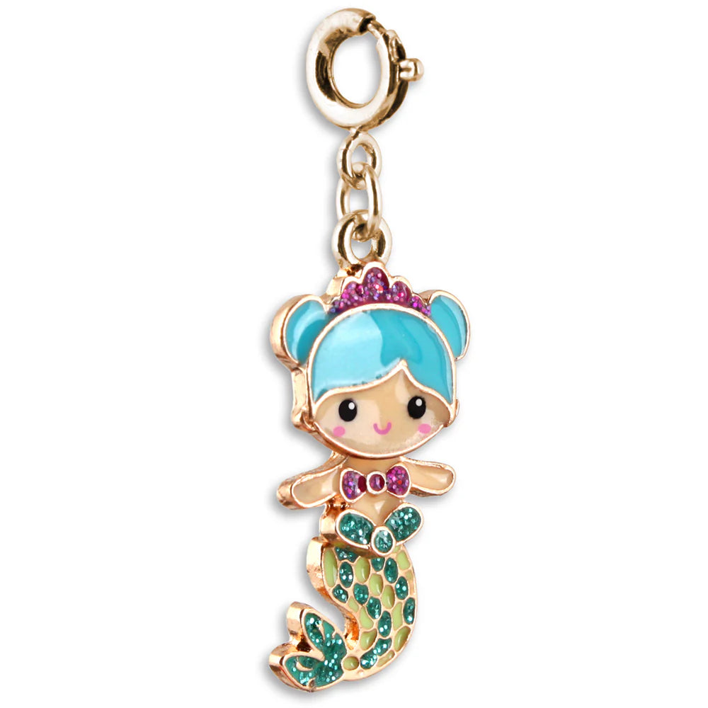 High IntenCity - Charm It! Gold Swivel Mermaid Charm
