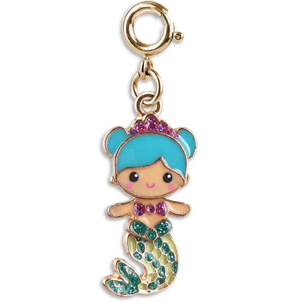High IntenCity - Charm It! Gold Swivel Mermaid Charm