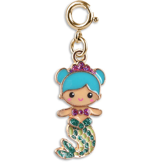 High IntenCity - Charm It! Gold Swivel Mermaid Charm