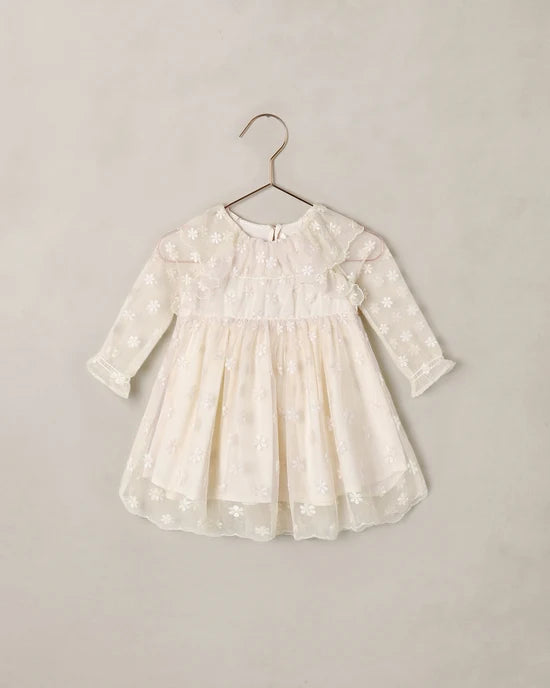 Noralee - Celine Dress | Embroidered Daisy