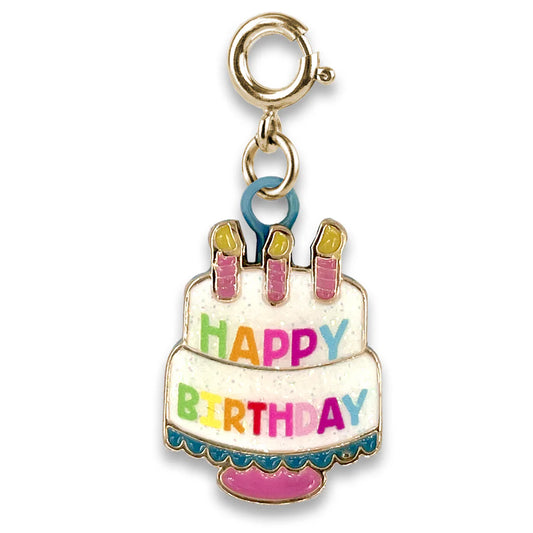 High IntenCity - Charm It! Gold Birthday Cake Charm