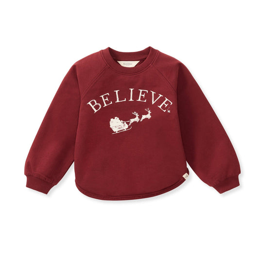 Burt's Bees Baby - Believe Holiday Sweatshirt