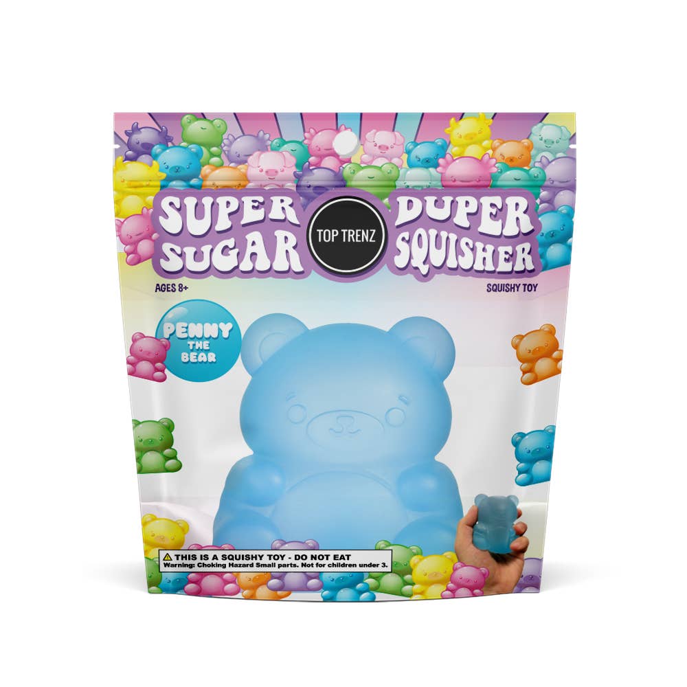Top Trenz Inc - Super Duper Sugar Squisher Toy - Bear (limit 1)