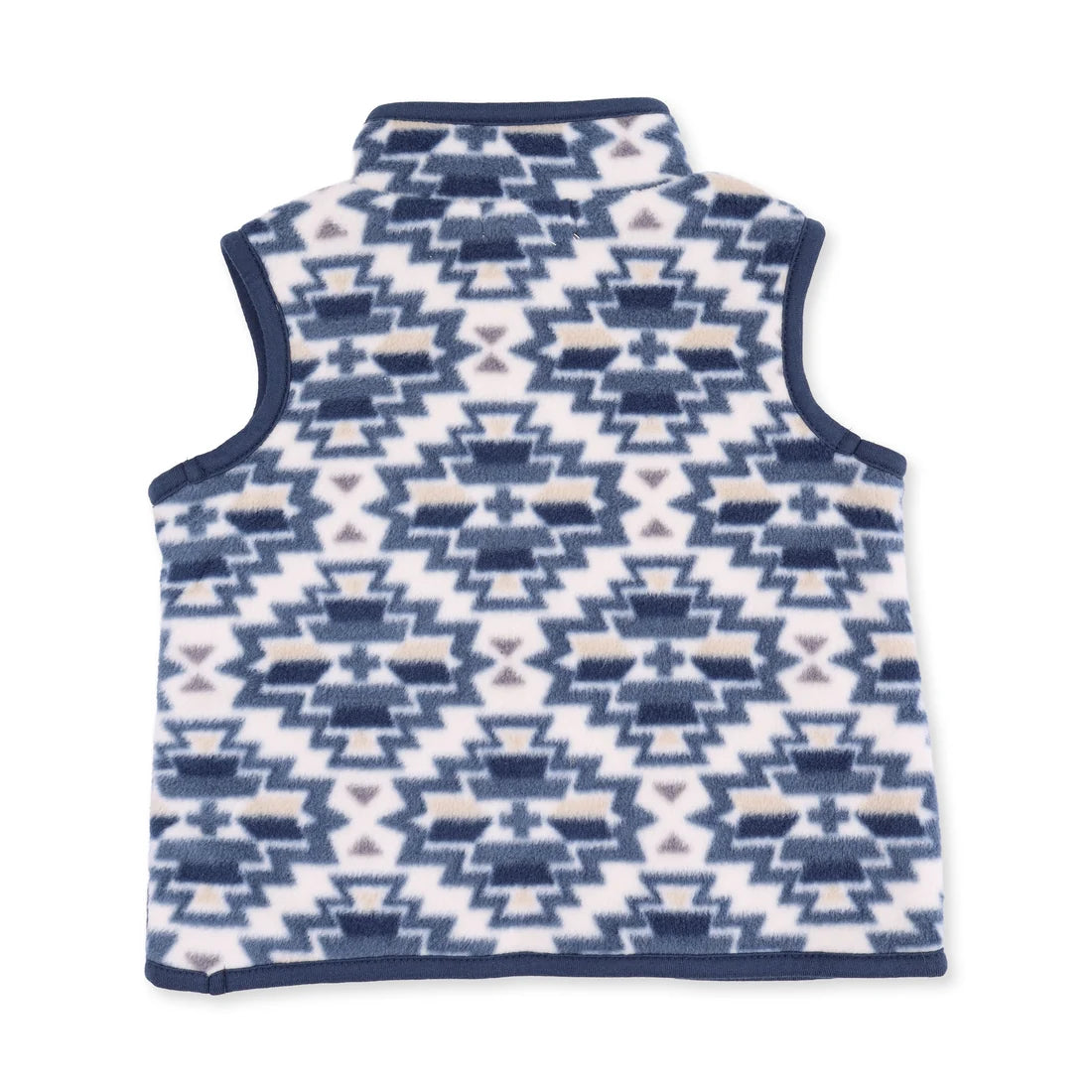 Angel Dear - Southwest Navy Fleece Zip Vest